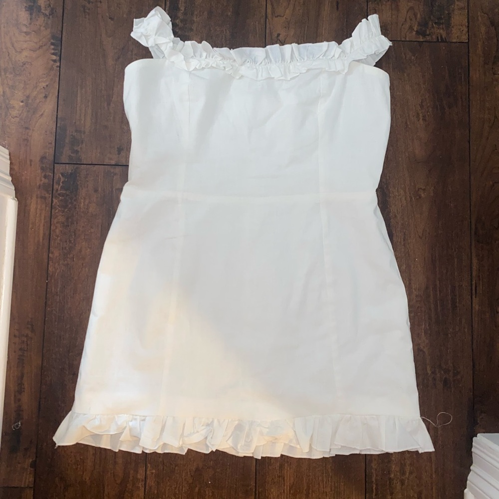 WHITE MINI DRESS 14